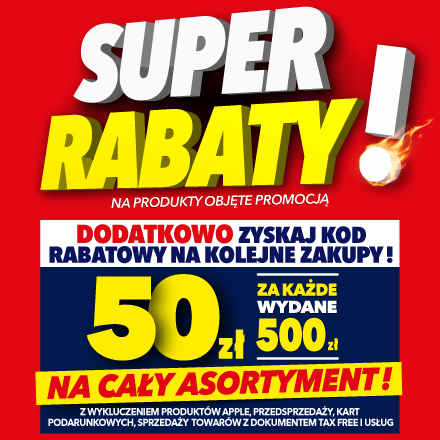 Super rabaty! i 50za500